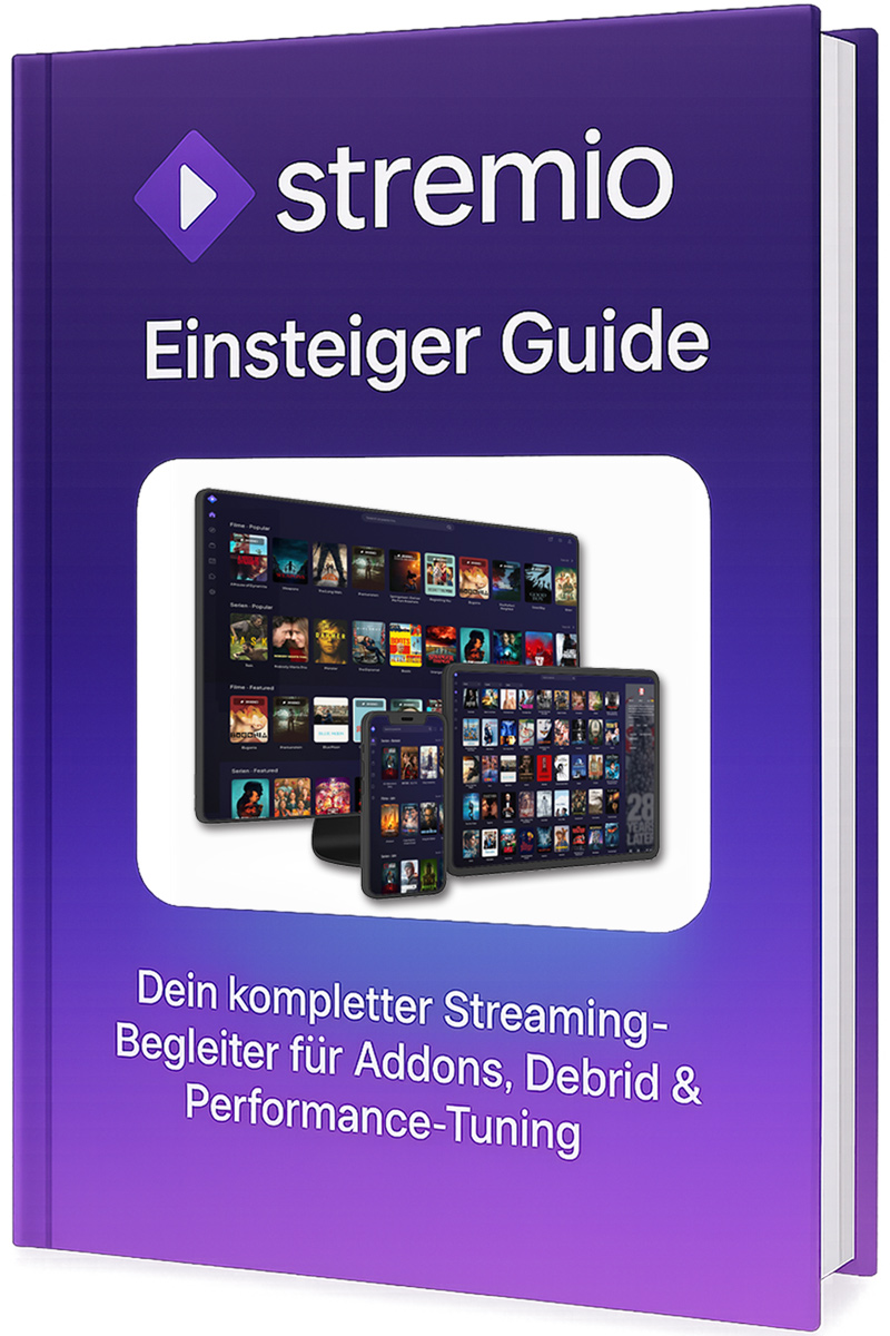 Stremio Einsteiger Guide – offizielles PDF-Cover